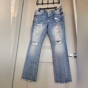 Depart West Buckle Distressed Destroy Men's Jeans Exc! 34x32